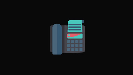 telephone-icon-motion-graphics-animation-with-alpha-channel,-transparent-background,-ProRes-444